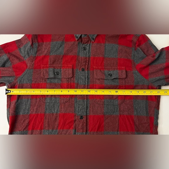 Abercrombie & Fitch Flannel Soft Button Down Shirt Long Sleeve Plaid Men L - Picture 7 of 8